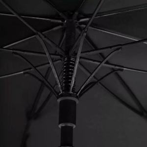 60 İnç Promosyon Özelleştirilmiş Golf Şemsiyesi Ekstra Büyük Düz Saplı Otomatik Açık İş Şemsiyesi toptan
