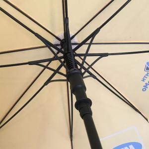 Baskı Özelleştirilmiş Reklam Golf Şemsiyesi Tek Katmanlı Düz ​​Promosyon Şemsiyesi
